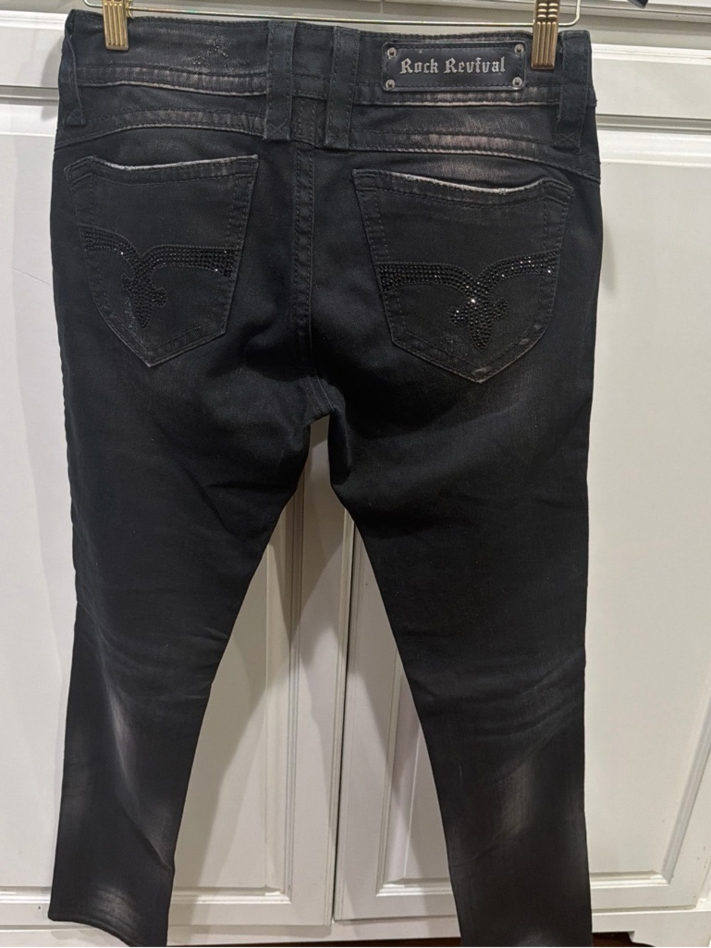 Rock Revival Black Amy Skinny Jeans 30/31